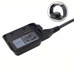 Für Samsung Gear 2 R380 Ladestation Ladestation mit USB-Kabel (schwarz)