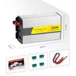 SUVPR DY-LG300S 300 W DC zu AC 220 V 50 Hz reiner Sinus-Wechselrichter für Autos mit Universal-Steckdose, 300W DC 12V, 300W DC 24V – Bild 3
