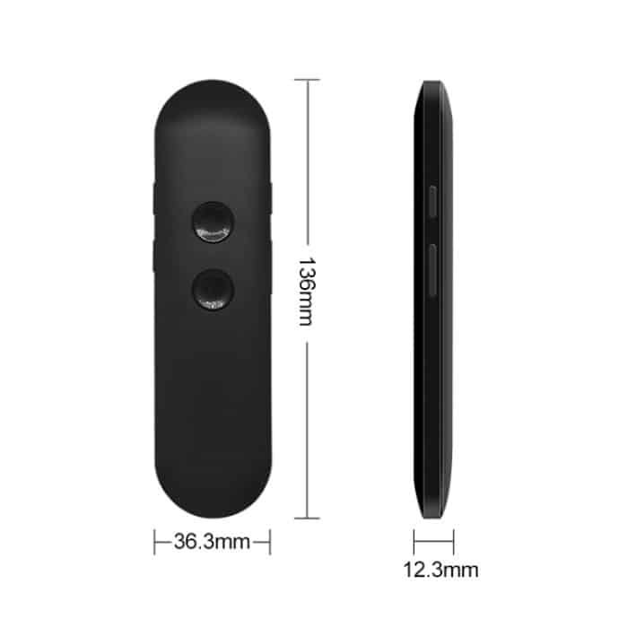 T4 Tragbarer KI-Smart-Sprachübersetzer für Geschäftsreisen, Echtzeit-Übersetzungsmaschine, unterstützt 42 Sprachen – Bild 3