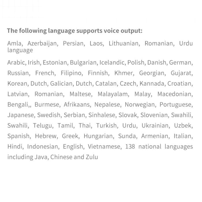 Boeleo BF301(W1 3.0) 2,8-Zoll-Bildschirm, intelligenter Sprachübersetzer für Geschäftsreisen, 1 GB + 8 GB, unterstützt 117 Sprachen-Übersetzung – Bild 4