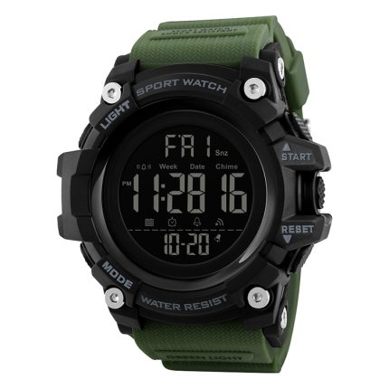 SKMEI 1384 Multifunktionale Herren-Outdoor-Mode, nachtleuchtende, wasserdichte LED-Digitaluhr