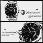 SKMEI 9069 Multifunktionale Outdoor-Mode-Business-wasserdichte Quarz-Armbanduhr mit silbernem Gehäuse – Bild 3