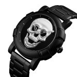 SKMEI 9178 Totenkopf-Muster, multifunktionale Outdoor-Herrenmode, wasserdichte Quarz-Armbanduhr – Bild 3