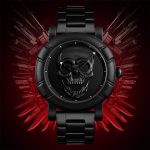 SKMEI 9178 Totenkopf-Muster, multifunktionale Outdoor-Herrenmode, wasserdichte Quarz-Armbanduhr – Bild 7