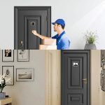 SF550 4,3-Zoll-Bildschirm, 1,0 MP, sicherer digitaler Türspion mit 12 polyphonen Musikstücken, unterstützt PIR-Bewegungserkennung und Infrarot-Nachtsicht sowie 145 Grad Weitwinkel und TF-Karte – Bild 5