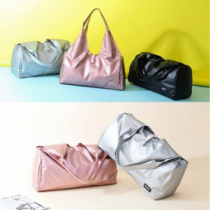 Weiche Nylon-Stoff-Schulter-Sport-Gymnastik-Yoga-Handtasche – Bild 8