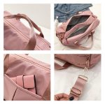 Weiche Nylon-Stoff-Schulter-Sport-Gymnastik-Yoga-Handtasche – Bild 11