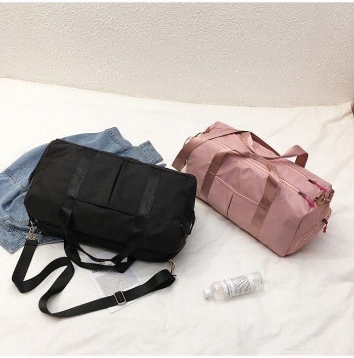 Weiche Nylon-Stoff-Schulter-Sport-Gymnastik-Yoga-Handtasche – Bild 10