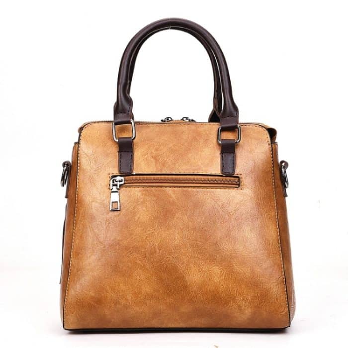 Lässige PU-Umhängetasche, Damenhandtasche, Umhängetasche mit Quaste und Katzenanhänger – Bild 4