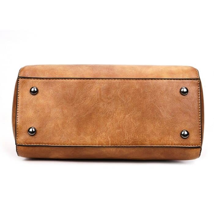 Lässige PU-Umhängetasche, Damenhandtasche, Umhängetasche mit Quaste und Katzenanhänger – Bild 5