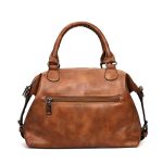 Mode Lässig Retro Öl PU Schulter Tasche Damen Handtasche Messenger Tasche – Bild 5