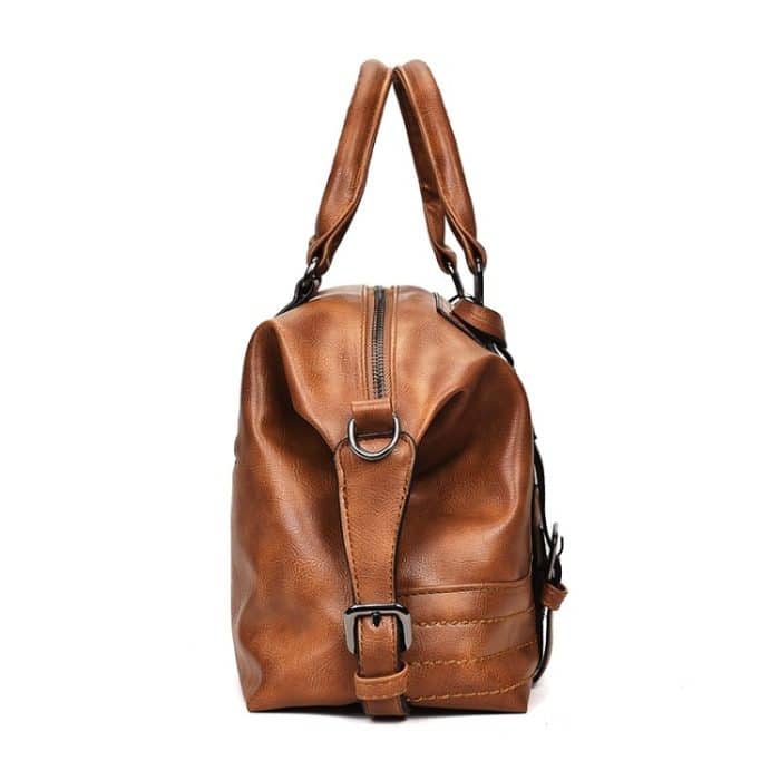 Mode Lässig Retro Öl PU Schulter Tasche Damen Handtasche Messenger Tasche – Bild 6
