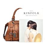 Mode Lässig Retro Öl PU Schulter Tasche Damen Handtasche Messenger Tasche – Bild 8