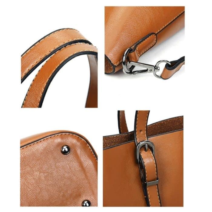 Lässige PU-Umhängetasche, Damenhandtasche, Umhängetasche – Bild 6