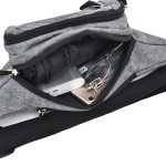 Reine Farbe Multifunktionstaschen Wasserdichte Brusttasche Taille Umhängetasche Sporttasche – Bild 4