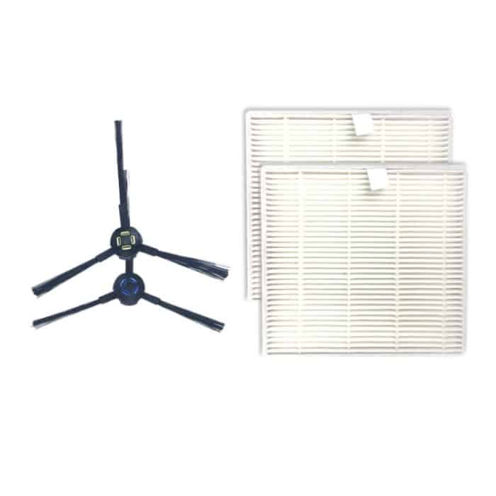 XI279 1 Paar I258 Seitenbürste + 2 PCS I206 Filter für ILIFE V8S – Bild 1
