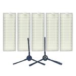 XI287 5 PCS I259 Filter +1 Paar I258 Seitenbürste für ILIFE A7 / A9