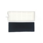 XI297 3 Paar K614 Seitenbürsten + 5 Stück K636 Lappen + 6 Stück I207 Filter + 5 Stück G604 Magic Adhesive Stickers für ILIFE A4 – Bild 2