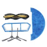 XI1750 A-Paar-Seitenbürsten K614 + K636 Rag + I205-Primäreffektfilter + I202-Hauptbürste für ILIFE A4