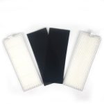 XI223 4 Paare K614 Seitenbürste + 2 Stück I205 Anfangseffektfilter + 4 stücke Filter I207 Kits für ILIFE A4 / A4S / A6 – Bild 5