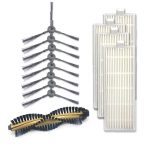 XI217 4 Paar K614 Seitenbürsten + 4 PCS I207 Filter + Hauptbürste I202 Set für ILIFE A4