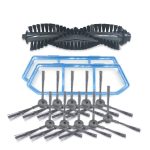 XI229 5 Paar K614 Seitenbürsten + 2 PCS Initial Effect Filter + I203 Hauptbürstenset für ILIFE A4S