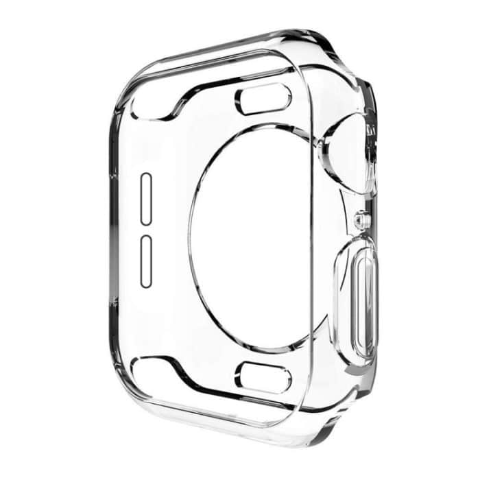 ENKAY Hat-Prince 2 in 1 TPU Halbbeschichtete Schutzhülle + 3D-Vollbild-PET-HD-Displayschutzfolie für gebogene Wärme für Apple Watch Series 4 44 mm – Bild 4
