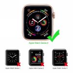 ENKAY Hat-Prince 2 in 1 TPU Halbbeschichtete Schutzhülle + 3D-Vollbild-PET-HD-Displayschutzfolie für gebogene Wärme für Apple Watch Series 4 44 mm – Bild 8