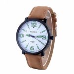 319 YAZOLE Herren-Armbanduhr, modisch, leuchtend, Business-Lederband, Quarz-Armbanduhr
