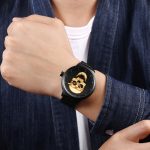 JIANGYUYAN 1739 Herren-Quarz-Armbanduhr, modisch und lässig, mit Edelstahlband – Bild 7