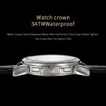 419 YAZOLE Herren-Armbanduhr, modisch, Business-Lederband, Quarz-Armbanduhr (schwarz) – Bild 7