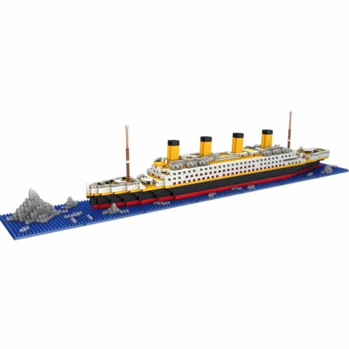 Titanic DIY zusammengebaute Bausteine ​​Boot Kinder Lernspielzeug – Bild 2