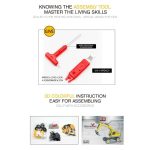 MoFun SW-007 502 PCS DIY Edelstahl Bagger Montageblöcke – Bild 8