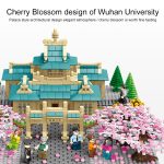 SEMBO 601079 Puzzle Assembled Toy Small Particle Building Blocks der Cherry Blossom Series – Bild 5