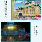 SEMBO 601079 Puzzle Assembled Toy Small Particle Building Blocks der Cherry Blossom Series – Bild 6