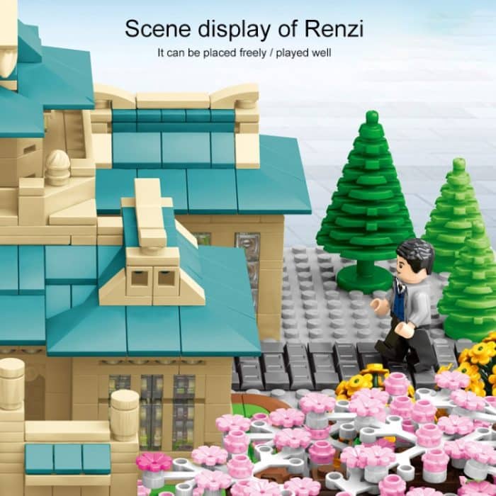 SEMBO 601079 Puzzle Assembled Toy Small Particle Building Blocks der Cherry Blossom Series – Bild 7