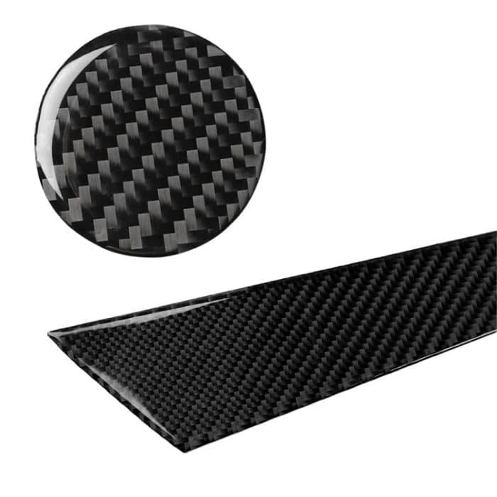 3 PCS Car Carbon Fiber Gear Panel Dekoraufkleber für Audi A3, mit Motorstartknopfdekoration – Bild 4