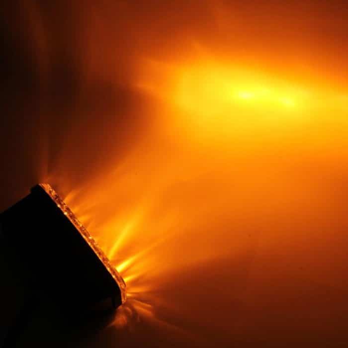 2 PCS DC 12V 6W 400 LM 6000K Tri Circular Car DRL & Blinker (weißes Licht + gelbes Licht), Kabellänge: 50 cm – Bild 6