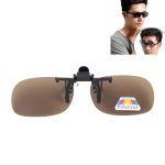 Polarisierte Clip-on Flip Up Kunststoff Clip Sonnenbrille Gläser Gläser Unzerbrechlich Fahren Angeln Outdoor Sport