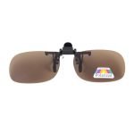 Polarisierte Clip-on Flip Up Kunststoff Clip Sonnenbrille Gläser Gläser Unzerbrechlich Fahren Angeln Outdoor Sport – Bild 2