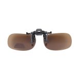 Polarisierte Clip-on Flip Up Kunststoff Clip Sonnenbrille Gläser Gläser Unzerbrechlich Fahren Angeln Outdoor Sport – Bild 3