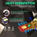 2 Stück H11 / H8 DC12V-24V / 12W / 3000K / 800LM 12LEDs SMD-3030 Auto-LED-Nebelscheinwerfer, H1 (White Light), H11 – Bild 4