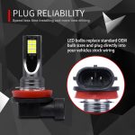 2 Stück H11 / H8 DC12V-24V / 12W / 3000K / 800LM 12LEDs SMD-3030 Auto-LED-Nebelscheinwerfer, H1 (White Light), H11 – Bild 5