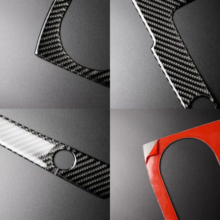 Auto Carbon Fiber Gear Position Panel Dekorativer Aufkleber für Audi 2014-2017 A3, Linksantrieb – Bild 4