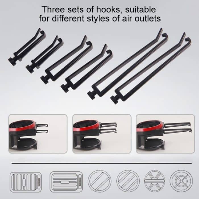 2-in-1-Auto-Luftauslass-Magnethalterung für Getränkebecher, Telefonhalter, 2 in 1 Phone Holder, 2 in 1 Phone Holder(Red) – Bild 8