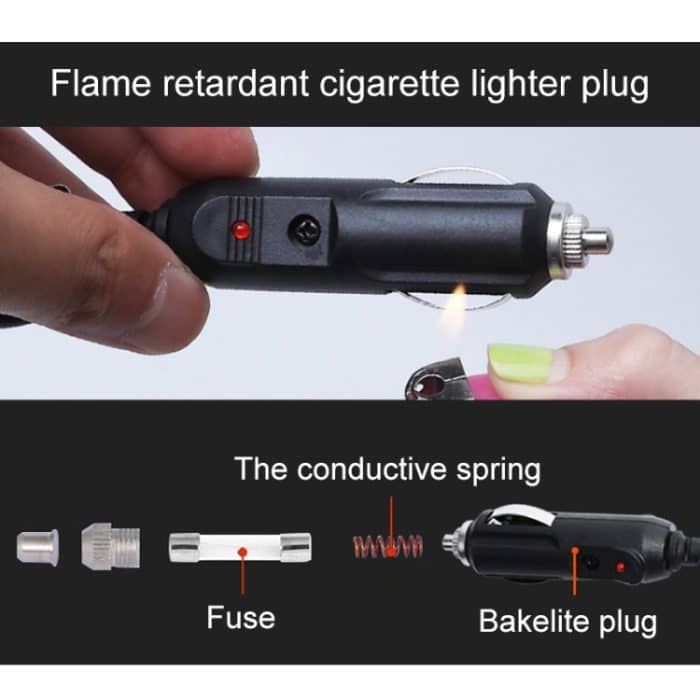 Auto-Zigarettenanzünder-Steckdose, Sitzheizung, Kissen, wärmer, Abdeckung, Winter, beheizt, warme Matte – Bild 3