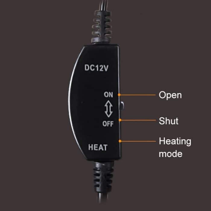 Auto-Zigarettenanzünder-Steckdose, Sitzheizung, Kissen, wärmer, Abdeckung, Winter, beheizt, warme Matte – Bild 4
