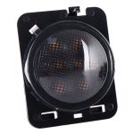 2 Stück 8W DC 12V CAR SUV REFIT LED Rad Augenbraue Signal für Jeep Wrangler JK 07-17, Spezifikation: Stoßmontage mit Blende – Bild 2