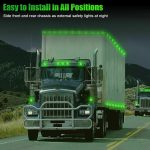 10 Stück MK-009 3/4 Zoll Auto/LKW 3 LEDs Seitenmarkierungs-Anzeigeleuchten Glühlampe, MK-009(Red Light), MK-009(Blue Light), MK-009(Green Light), MK-009(White Light), MK-009(Yellow Light) – Bild 6