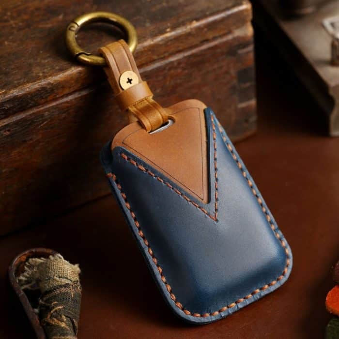 Für Land Rover Auto Rindsleder Schlüssel Schutzhülle Schlüsseletui, For Land Rover – Bild 2